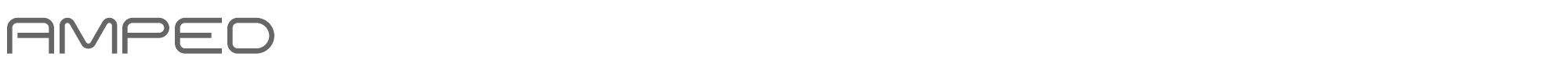 Sample characters Amped Font